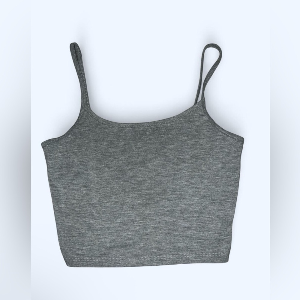 Basic grey tank top